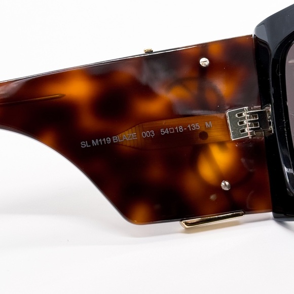 NEW SAINT LAURENT SL M119 BLAZE 003 BUTTERFLY WOMEN SLM119 003 BROWN SUNGLASSES - Picture 10 of 12